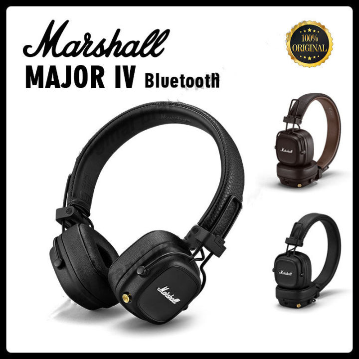 For Original Marshall Major Iv Wireless Bluetooth Headphones Deep Bass