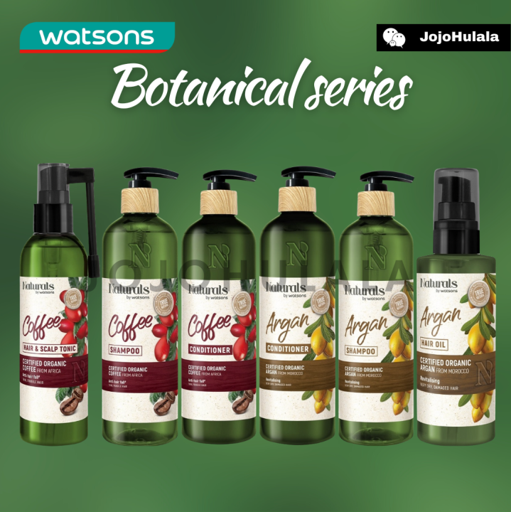 Naturals By Watsons Aloe Vera Argon Coffee Shampoo Syampoo Conditioner