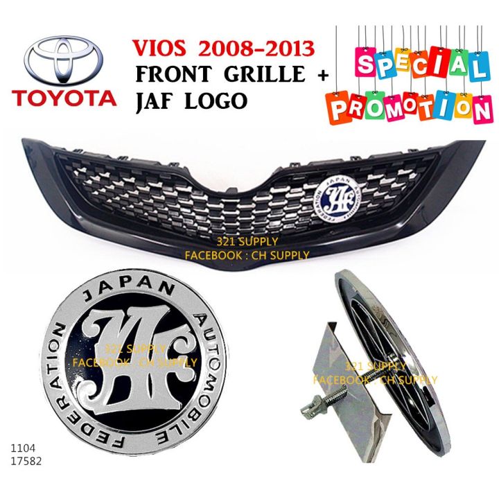 Toyota Vios Ncp Dugong Belta Thailand Front Grille Grill Black