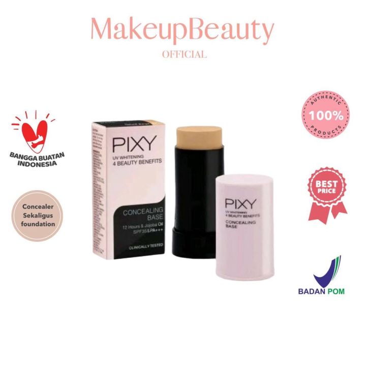 Pixy Uv Whitening Beauty Benefits Concealing Base Gr Lazada Indonesia