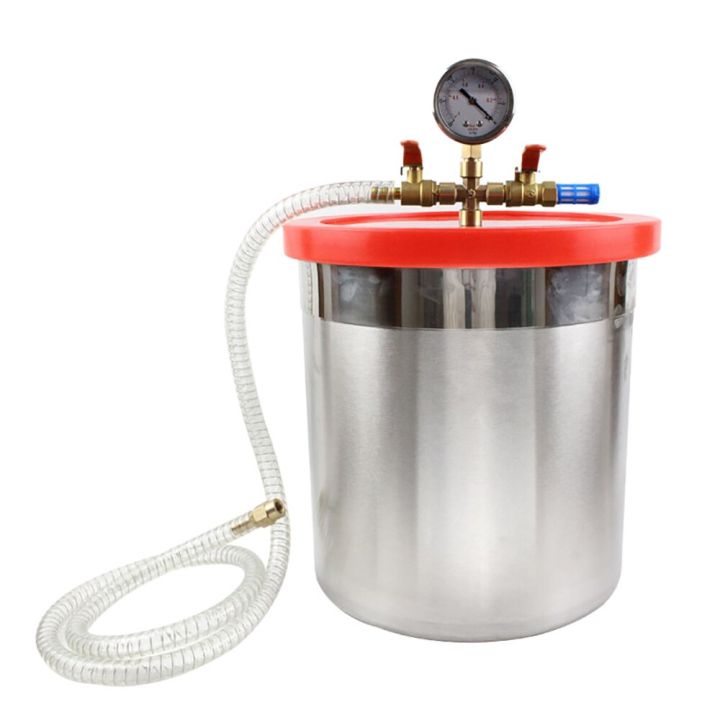 Gallon L Stainless Steel Vacuum Degassing Chamber Vacuum Defoaming