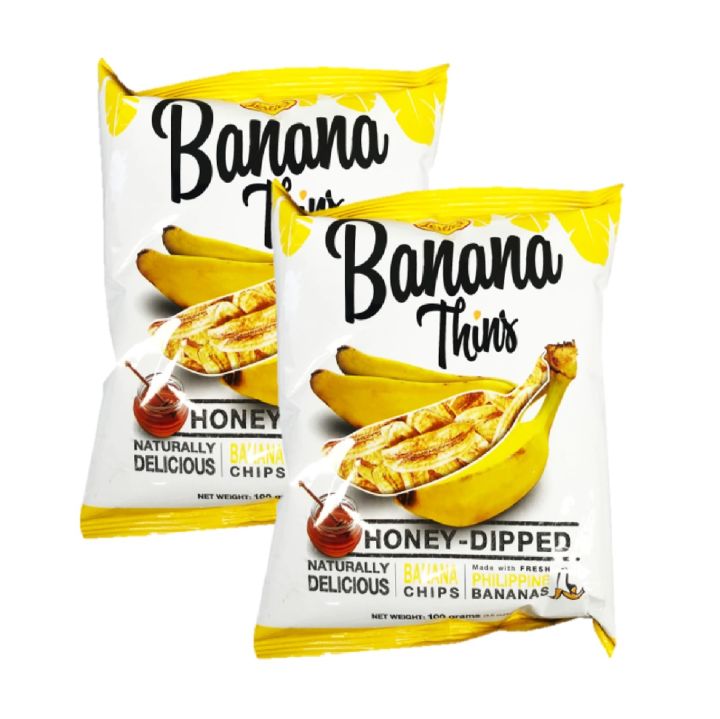 Thin Crispy Banana Chips Honey Dipped 160g X 2 Lazada PH