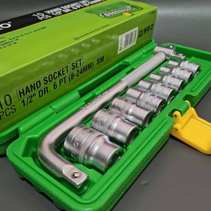 Kunci Socket Set 10 Pcs 8 24 Mm Victory Kunci Shock Set Sok 27Pcs