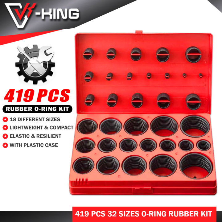 V King Pcs Rubber O Ring Kit Seal Gasket Universal Rubber O Ring