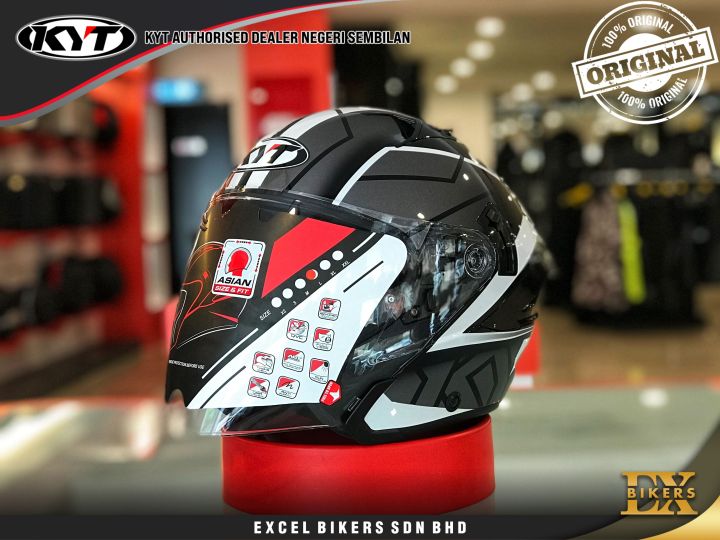 Kyt Nfj Motion White Gloss Open Face Helmet Motorcycle Helmet Nfj