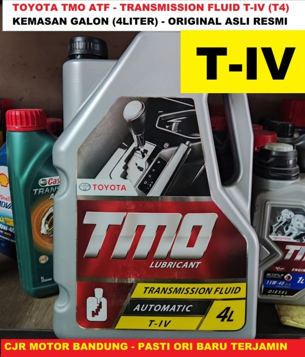 Oli Toyota ATF TMO TRANSMISSION FLUID T IV T 4 Galon 4 L Oli Transmisi