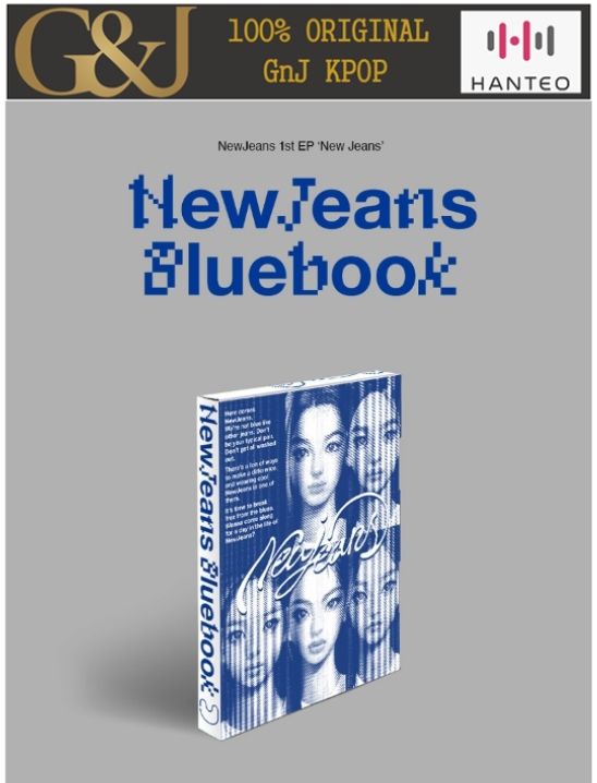 Newjeans St Ep New Jeans Blue Book Ver Album Lazada Singapore