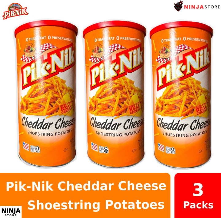 Pik Nik Cheddar Cheese Shoestring Potatoes G Set Of Lazada Ph