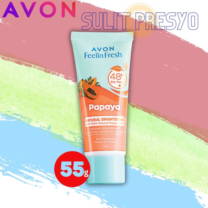 Avon Feeling Fresh Quelch Papaya Natural Brightening And Anti