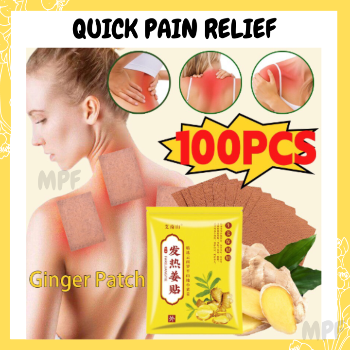 Original HERBAL GINGER PATCHES 80 100pcs For Pain Relief Promote Blood