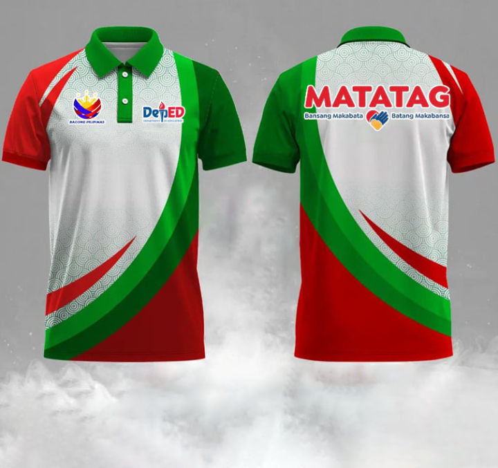 DEPED MATATAG POLO SHIRT UNIFORM FULL SUBLIMATION POLO Shirt FOR WOMEN