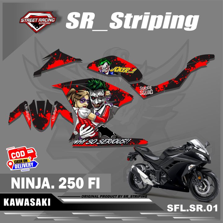 Striping Ninja Fi Sticker Striping Variasi Motor Ninja Fi