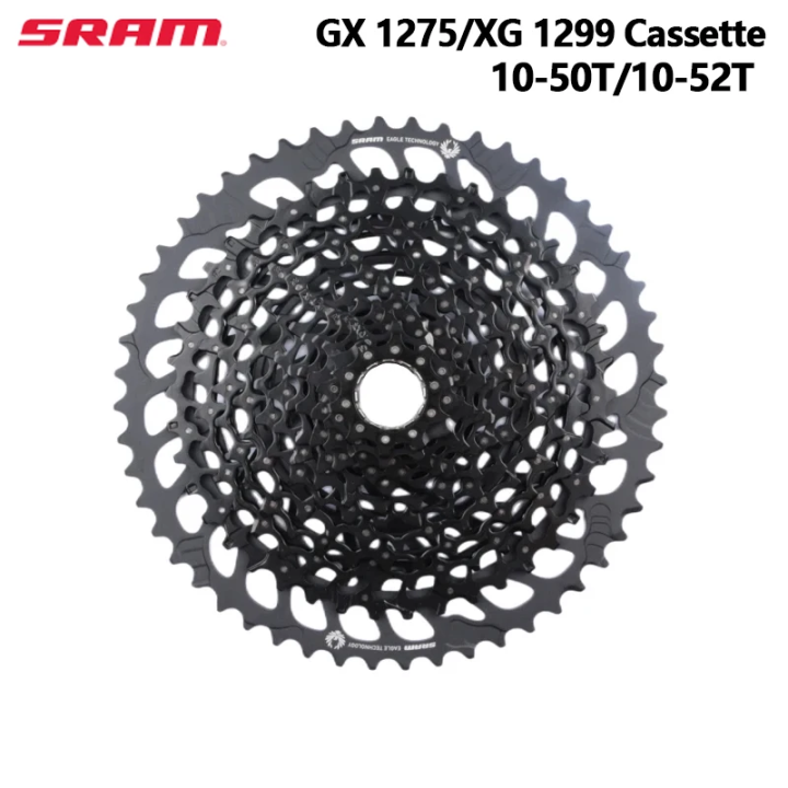 Sram Cassette GX Eagle Cassette 12S 1275 10 52T Rainbow XG 1299 10 50T