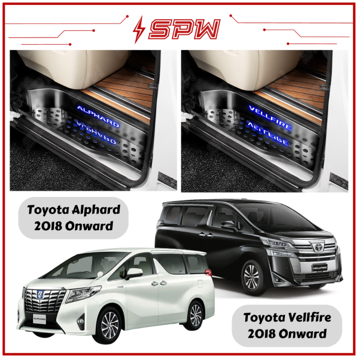 Toyota Alphard Vellfire Anh Agh To Stainless Steel Side