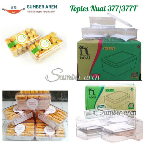 Toples Nuai T Toples Kue Kering Persegi Toples Kue Lebaran