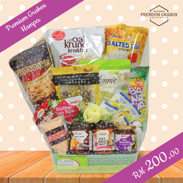 Premium Grabox Hampers PGH200 HALAL Gift Hamper All Occasions