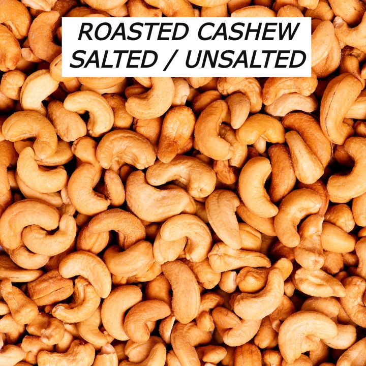 G G India Roasted Cashew Nut Salted Unsalted No Oil