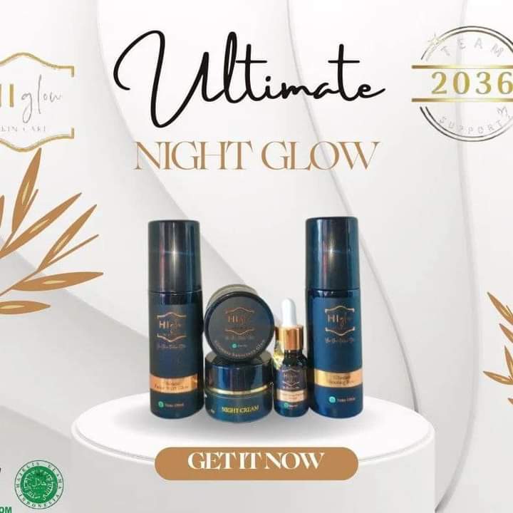 Hi Glow Skincare Paket Night Glow Lazada Indonesia