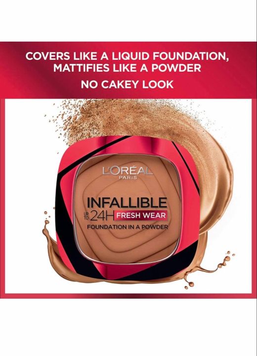 L Oreal Paris Infallible Fresh Wear Foundation In A Powder Up To H