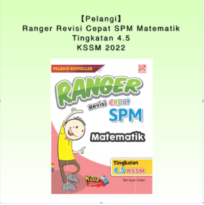 Pelangiranger Revisi Cepat Spm Matematik Tingkatan Kssm