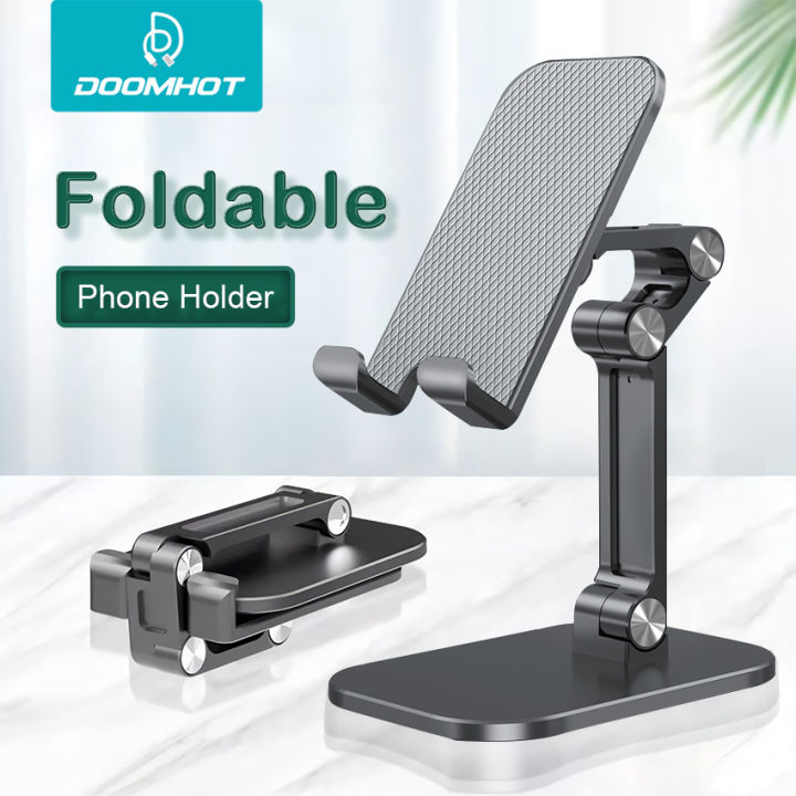 Doomhot Universal Phone Stand Holder Universal Folding Desktop Phone