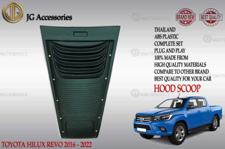 TOYOTA HILUX REVO 2016 2017 2018 2019 2020 2021 2022 V1 HOOD SCOOP