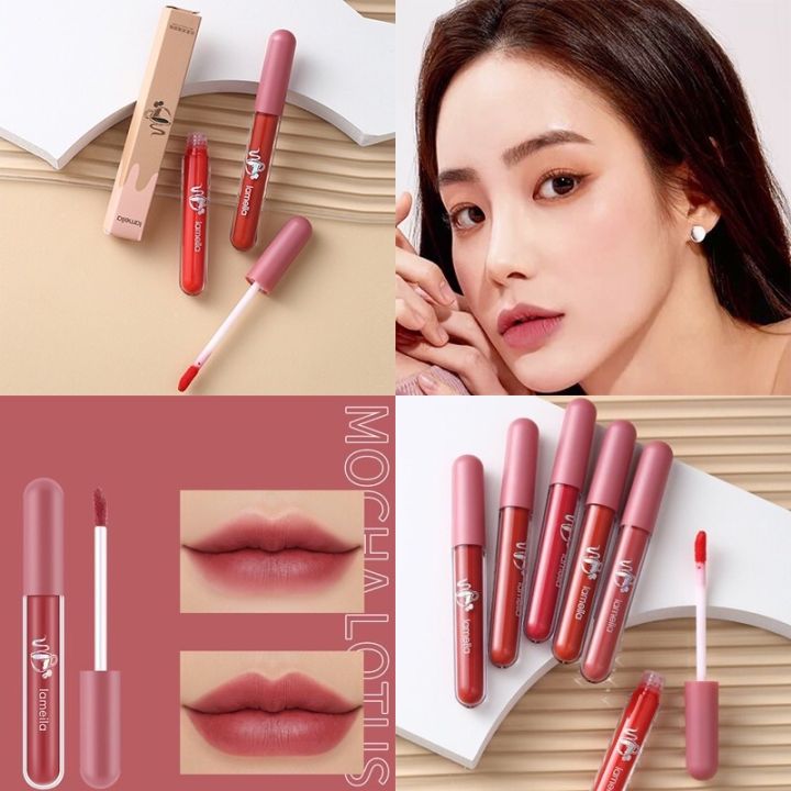 Depo Lameila Nude Edition Liquid Lipstick Silky Glass Lip Glaze