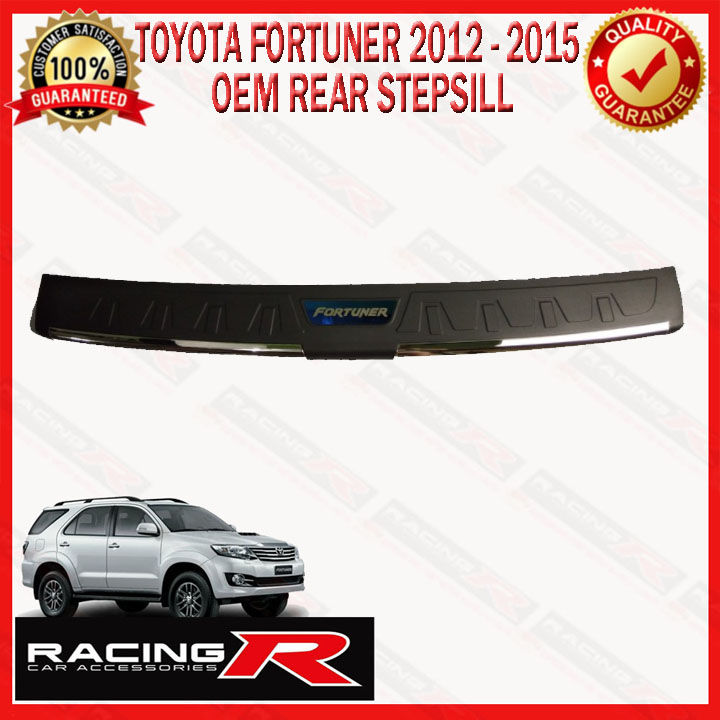 Toyota Fortuner To Rear Bumper Step Sill Stepsill Guard