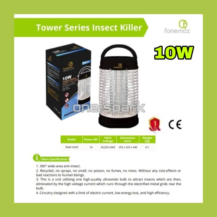 Fonemax Fnm Ikt W Tower Series Insect Killer Lazada