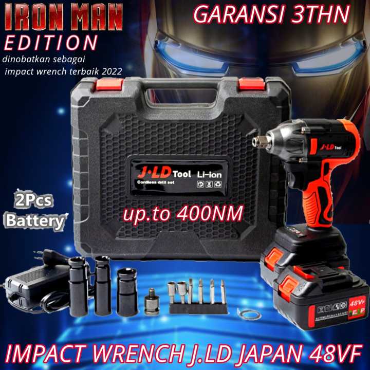 Jld Cordless Impact Wrench V With Battery Brushless Jv Alat