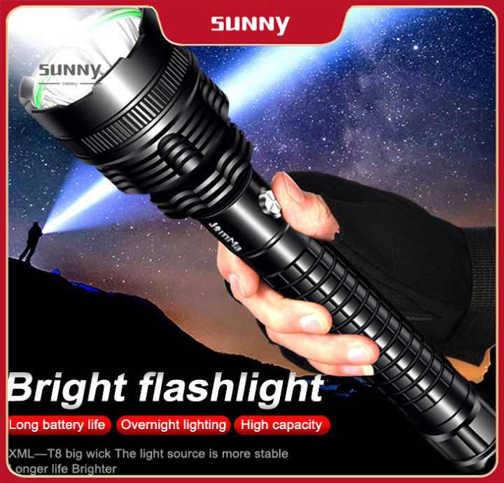 Super Bright Led Flashlight Xml T Waterproof Rechargeable Flashlight