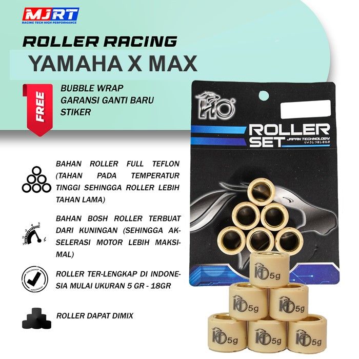 ROLLER X MAX YAMAHA X MAX 13 GRAM 14 GRAM 15 GRAM MJRT Lazada Indonesia