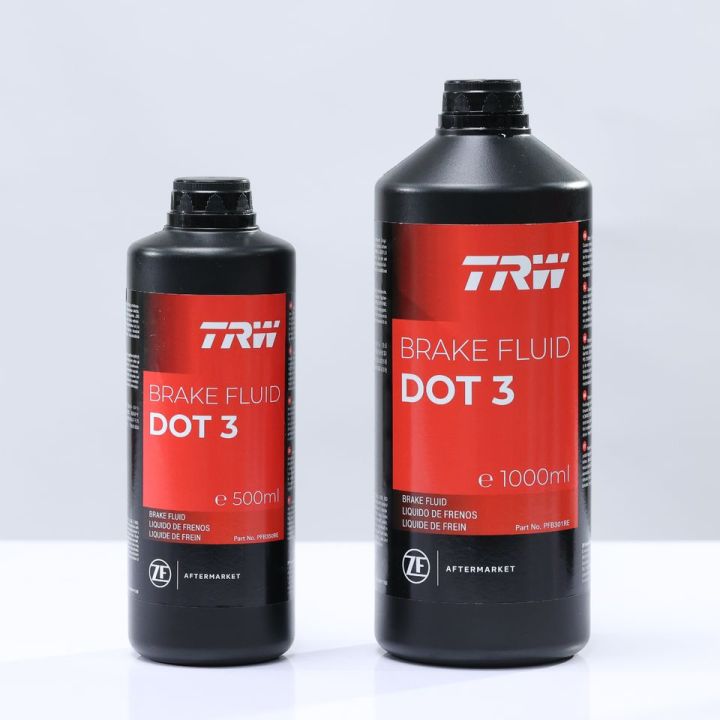 นำมนเบรก TRW Brake Fluid DOT 3 PFB350 500mL PFB301 1L Lazada co th