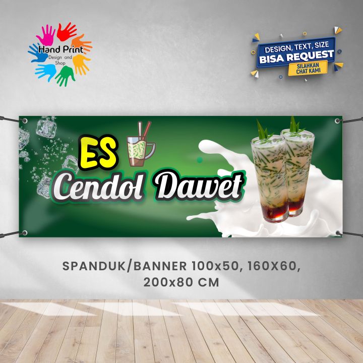 Spanduk Banner Es Dawet Es Cendol Gratis Memesan Desain Lazada Indonesia