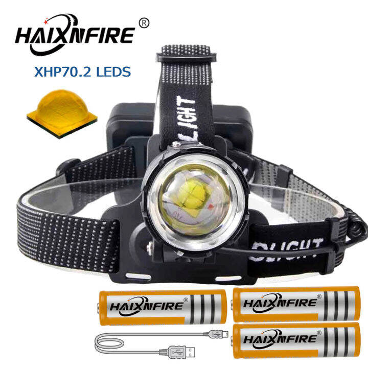 Haixnfire Hp Lm Super Bright Led Headlamp Xhp Headlight Lamp