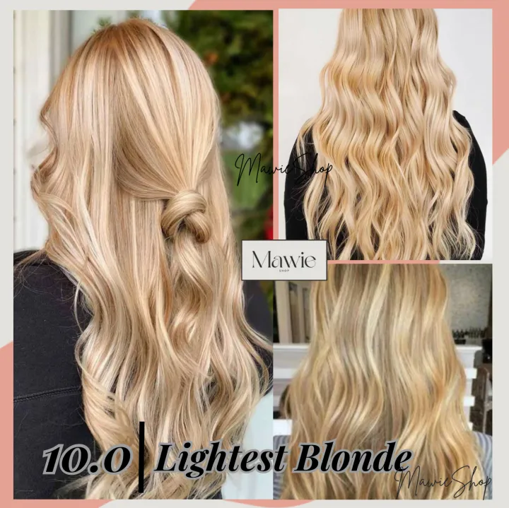 Bremod 10 0 Lightest Blonde Hair Color Set With Oxidizer 6 9 Or 12