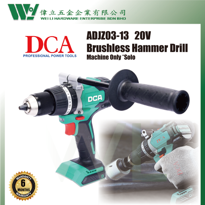 Dca Adjz V Brushless Hammer Drill Cordless Hammer Drill Dca