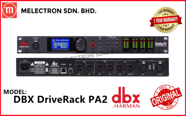 DBX DriveRack PA2 Complete Loudspeaker Management System Lazada