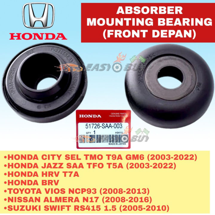 ORIGINAL ABSORBER MOUNTING BEARING HONDA CITY SEL TMO T9A GM6 BRV HRV