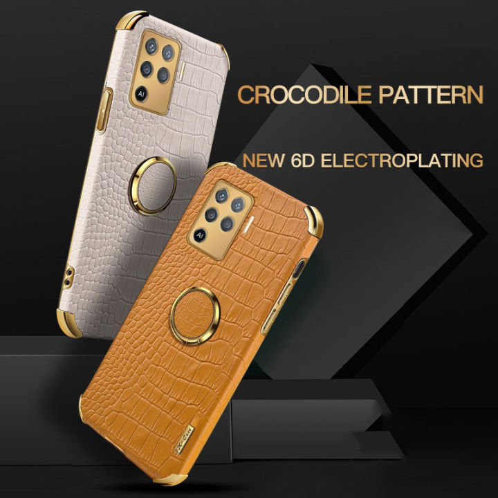 Huawei Nova Se Phone Case Luxury Crocodile Leather Soft Back Casing