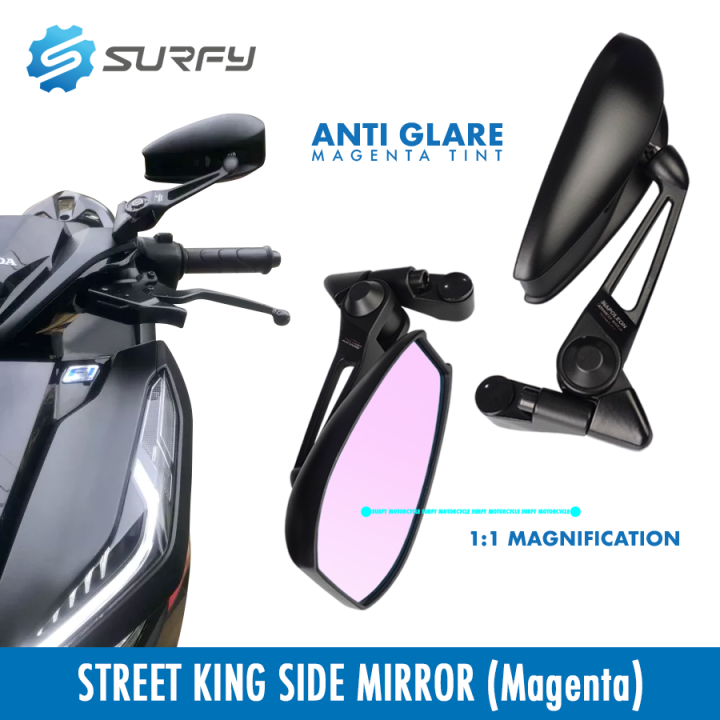 Streetking Side Mirror V Purple Lens Anti Fog Anti Glare Lazada Ph