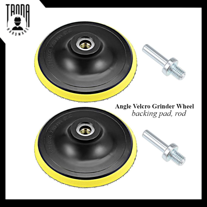 Polisher Bonnet Backing Pad Angle Velcro Grinder Wheel And Grinding