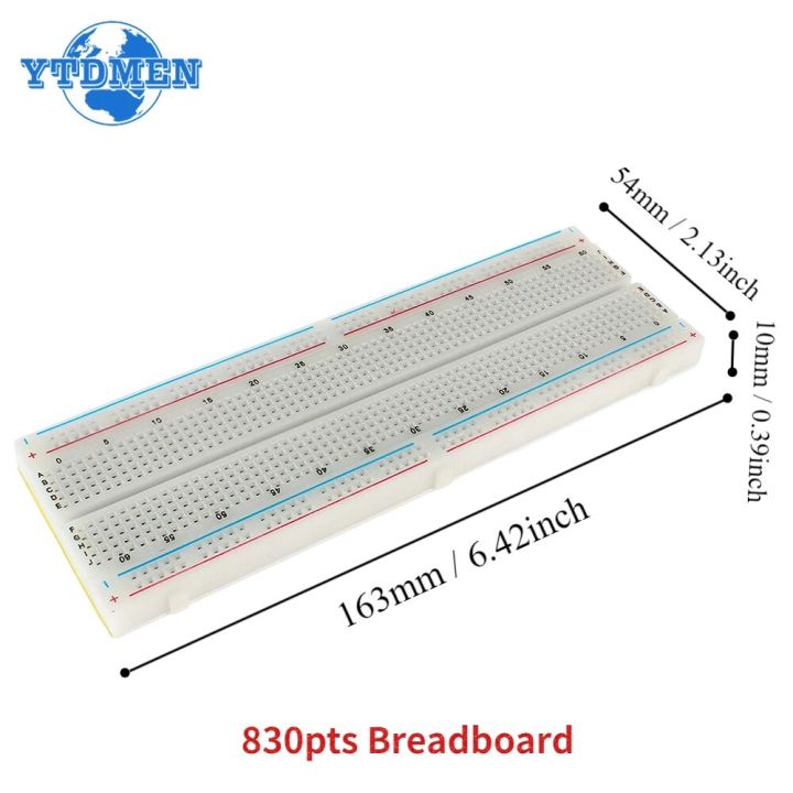 Pcs Mb Breadboard Point Solderless Diy Electronic Bread Board