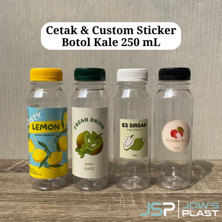 Stiker Botol Kale Ml Stiker Label Cetak Print Sticker Botol