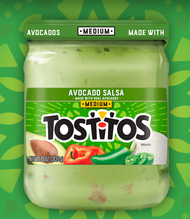 Tostitos Avocado Salsa Dip Spread Creamy Made With Real Avocado 425g