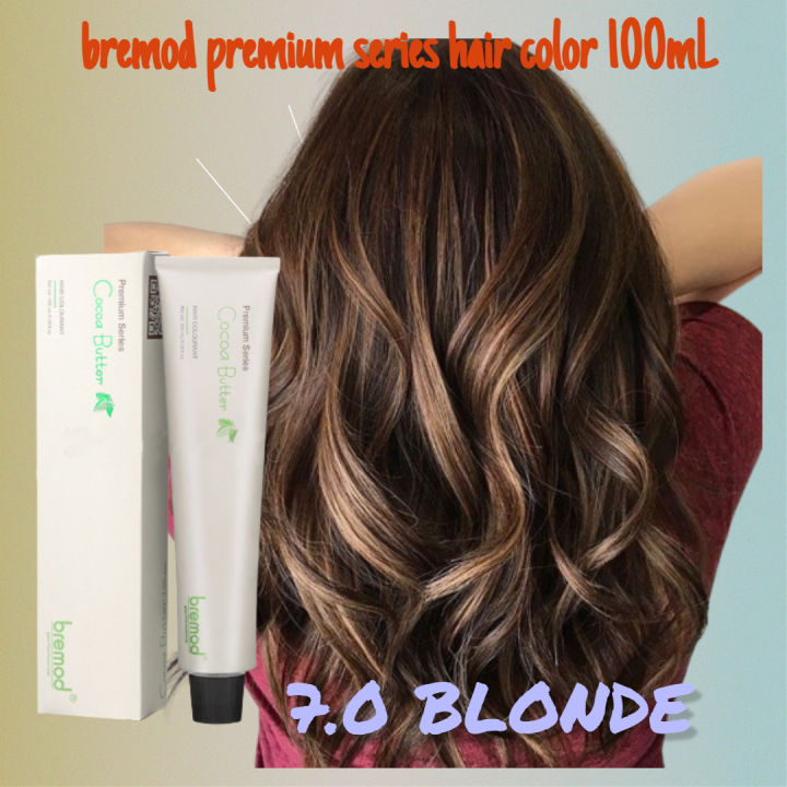 Bremod Premium Series Cocoa Butter Hair Color Ml Blonde