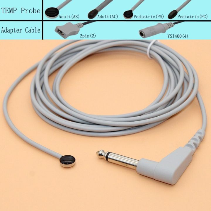 Ysi Reusable Temperature Probe Adult Pediatric Skin Surface