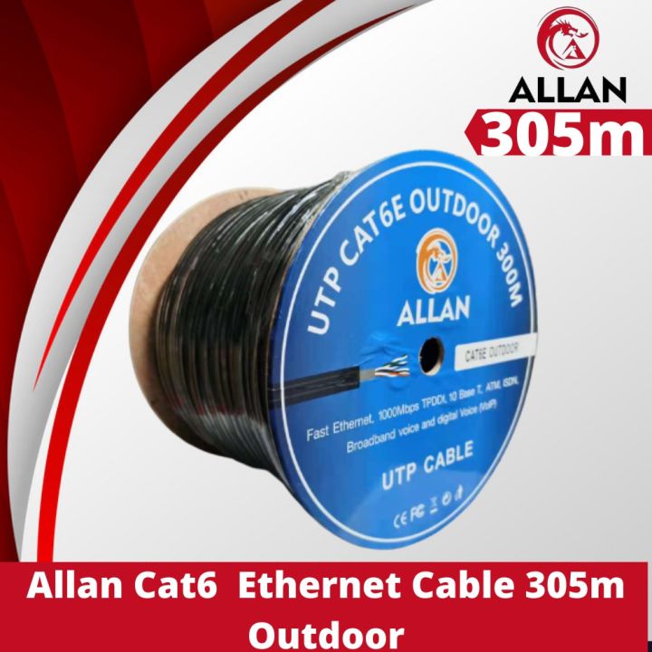 Allan Outdoor Cat M Full Meter Outdoor Utp Cable Cca Cat E Lan