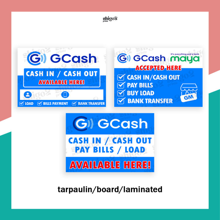 Gcash Business Tarpaulin Signage Lazada Ph