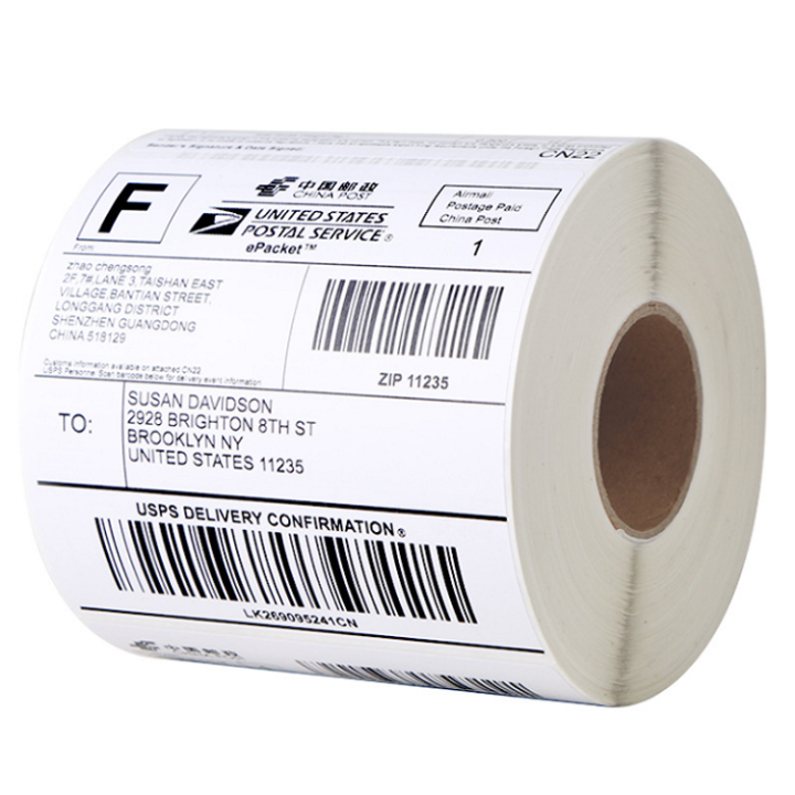 Waybill Sticker 100mmx150mm A6 SIZE Roll 500 PCS Roll Shipping LABEL